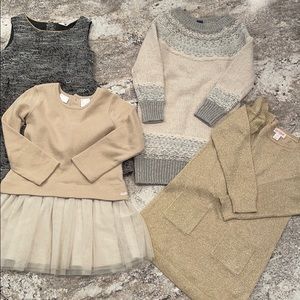 Bundle of 4 girls dresses Size 4/5